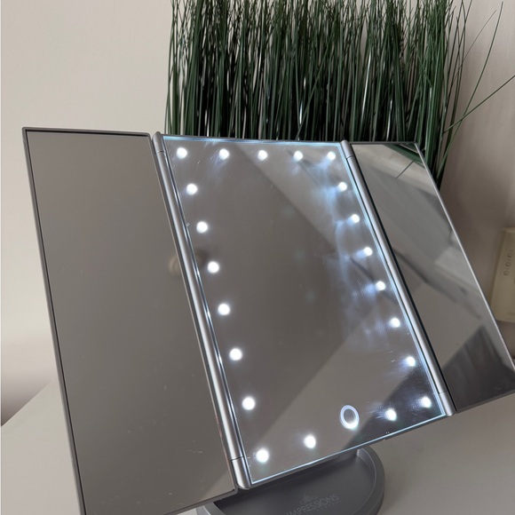 Other - LED Tri-Fold Vanity Mirror with Touch Control